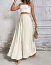 Tied High Waist Wide Leg Pants