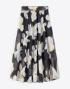 Full Size Floral Tie-Waist Skirt