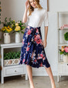 Reborn J Floral Wrap Ruffled Skirt