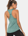 Full Size Scoop Neck Wide Strap Active Tank