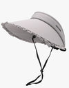 Frill Adjustable Ice Silk Sun Hat