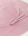 Fame Braided Faux Suede Hat