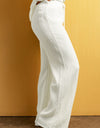 Textured Straight Leg Pants