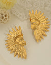 Titanium Steel Gold-Plated Earrings