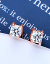 Moissanite 925 Sterling Silver Stud Earrings