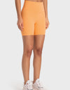Staying Cozy Wide Waistband Biker Shorts