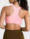 Wide Strap Cropped Sport Tank