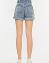Kancan Ultra High Rise Paperbag Denim Shorts