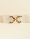 Double C Buckle Elastic Belt