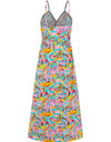 Twisted Printed V-Neck Cami Dress