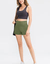 Wide Waistband Sports Shorts with Pockets