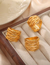 Titanium Steel Multi-Layered Ring