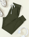 Drawstring Joggers with Pockets