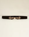 Alloy Buckle Elastic Belt