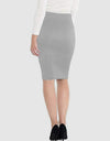 High Waist Wrap Skirt
