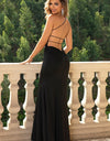 One-Shoulder Backless Maxi Dress