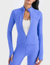 Zip-Up Long Sleeve Sports Jacket