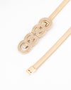 Knot Buckle Metal Belt