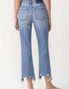 Lovervet High Rise Distressed Straight Jeans