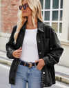 Button Up Denim Jacket with Pockets