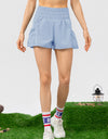 Elastic Waist Pocketed Active Shorts