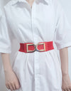 Double D Buckle PU Belt