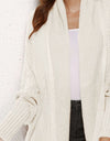 Open Front Batwing Sleeve Cardigan