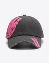 VIBRA Graphic Distressed Adjustable Baseball Cap
