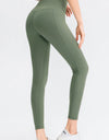 Wide Waistband Slim Fit Long Sports Pants