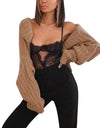 Long Sleeve Knit Bolero