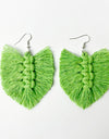 Fringe Detail Dangle Earrings