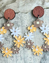 Floral Teardrop Earrings