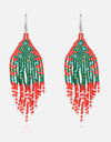 Christmas Beaded Earrings