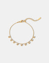 Zircon 18K Gold-Plated Stainless Steel Bracelet
