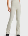 Elastic Waist Flare Yoga Pants
