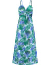 Twisted Printed V-Neck Cami Dress
