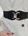 Alloy Buckle Elastic Belt