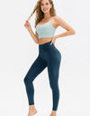 Slim Fit Long Active Leggings with Pockets