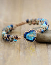 Handmade Heart Shape Natural Stone Bracelet