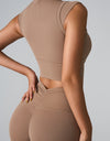 Mock Neck Active Tank
