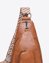Adored Take A Trip PU Leather Sling Bag