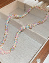 Titanium Steel Rice Bead Necklace