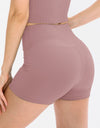 Slim Fit Wide Waistband Sports Shorts