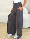 Double Take Full Size Smocked Wide Waistband Wide Leg Pants