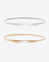 Elastic Iron Skinny Belt