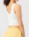 Round Neck Wide Strap Active Tank