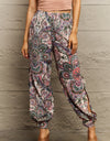 Printed Cutout Long Pants