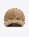 Distressed Adjustable Baseball Cap