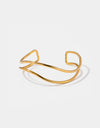 Minimalist Stainless Steel Cuff Bracelet