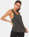 Full Size Scoop Neck Wide Strap Active Tank
